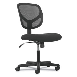 Sadie 1-Oh-One Mid-Back Task Chairs, Supports Up to 250 lb, 17" to 22" Seat Height, Black Product Image 