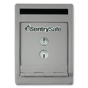 Sentry Safe UC025K Safe, 0.23 cu ft, 6 x 12.3 x 8.5, Silver Product Image 