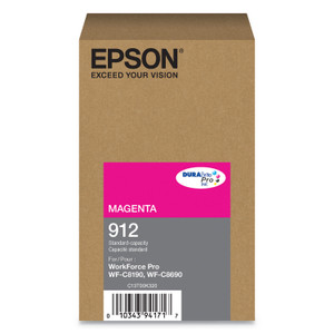 Epson T912320 (912) DURABrite Pro Ink, 1700 Page-Yield, Magenta Product Image 