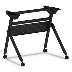 Alera Flip and Nest Table Base, 32.25w x 23.63d x 28.5h, Black Product Image 
