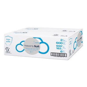 Heavenly Soft Center-Pull Towel, Special, 2-Ply, 7.6" X 12", White, 600 Sheets/roll, 6 Rolls/carton Product Image 