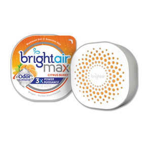 BRIGHT Air Max Odor Eliminator Air Freshener, Citrus Burst, 8 oz Jar Product Image 