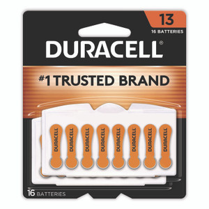 Duracell Hearing Aid Battery, #13, 16/Pack Product Image 