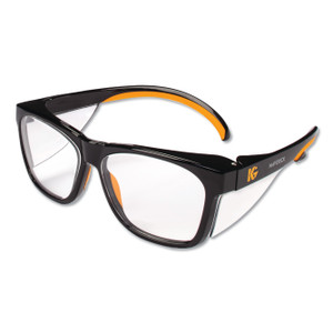 KleenGuard Maverick Safety Glasses, Black/Orange, Polycarbonate Frame, 12/Box Product Image 