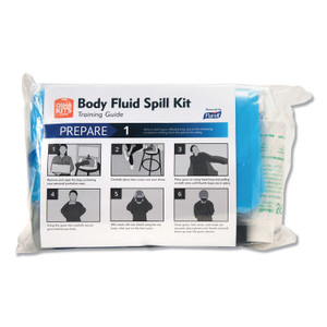 Body Fluid Spill Kit, Refill, 8.5" X 11.3" X 4.5", 2 Refills/carton (GOJ384102RFL) Product Image 