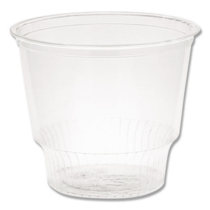 Pactiv Evergreen EarthChoice Recycled Clear Plastic Sundae Dish, 12 oz, Clear, 50 Dishes/Bag, 20 Bag/Carton Product Image 