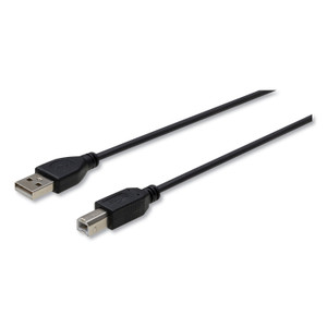 Innovera USB Cable, 6 ft, Black Product Image 