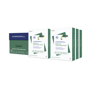 Hammermill Premium Color Copy Cover, 100 Bright, 100 lb Cover Weight, 8.5 x 11, 250 Sheets/Pack, 6 Packs/Carton View Product Image