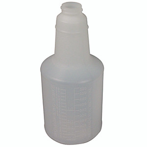 Impact Plastic Bottles with Graduations, 24 oz, Clear, 24/Carton Product Image 