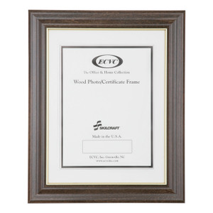 AbilityOne - Frame, Style C, Stained, 8 1/2" x 11", Walnut - (7105-01-282-0631) (7105012820631) Product Image 