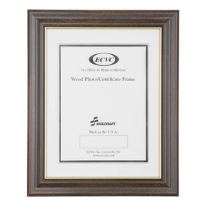 AbilityOne - Frame, Style C, Stained, 8" x 10", Walnut - (7105-01-282-0630) (7105012820630) Product Image 