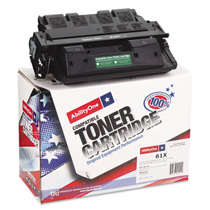 AbilityOne 7510015606574 Remanufactured C8061X (61X) High-Yield Toner, 10,000 Page-Yield, Black Product Image 