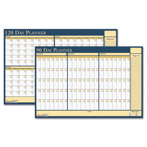 AbilityOne - Calendar, Reversible, Erasable, 90/120 Day Non-dated, 36" x 24" - (7520-01-207-4059) (7520012074059) Product Image 