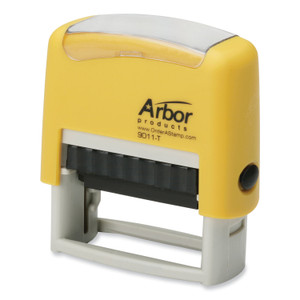 AbilityOne 7520012074202, SKILCRAFT Pre-Inked Message Stamp, ENTERED, Blue Product Image 