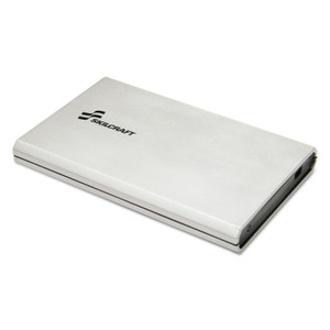 AbilityOne 7045015689695, SKILCRAFT Portable Hard Drive, 500 GB, USB 3.0, Silver Product Image 