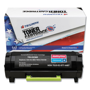 AbilityOne 7510016774487 Remanufactured 331-9803 Toner, 2,500 Page-Yield, Black Product Image 