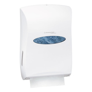 Kimberly-Clark Professional* Universal Towel Dispenser, 13.31 x 5.85 x 18.85, Pearl White View Product Image
