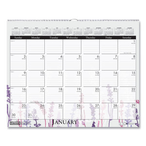 House of Doolittle Recycled Wild Flower Wall Calendar, Wild Flowers Artwork, 15 x 12, White/Multicolor Sheets, 12-Month (Jan to Dec): 2024 View Product Image