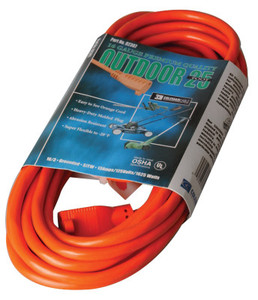 SOUTHWIRE - 25' 16/3 SJTW-A ORANGE EXT. CORD 3-COND. ROU  - 172-02307 (1 EA = 1 EA) Product Image 