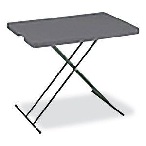 AbilityOne - Table, Folding, Charcoal, 20" x 30" - (7110-01-702-6954) (7110017026954) Product Image 