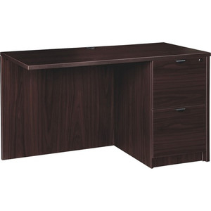 Lorell Prominence 2.0 Right Return - 29" Height x 42" Width x 24" Depth, x 1" Thickness Top - 2 x File Drawer(s) - Band Edge - Material: Particleboard - Finish: Laminate - (LLRPR2442RES) Product Image 
