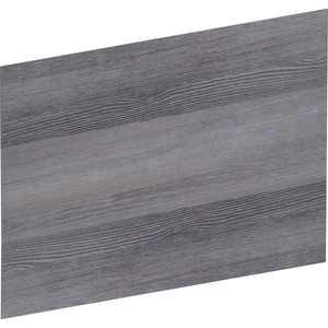 Lorell Adaptable Panel Divider - 24" Width x 2" Height x 37" Depth - Aluminum - Charcoal Product Image 