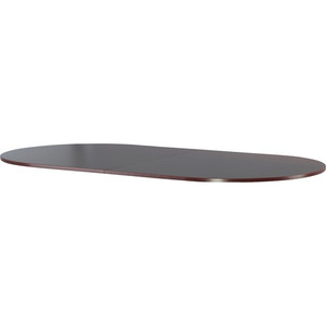 Lorell Essentials Oval Conference Tabletop - Oval Top - 48" Table Top Width x 96" Table Top Depth x 1.25" Table Top Thickness - 1" Height x 94.50" Width x 47.25" Depth - Conferencing - Assembly Required Product Image 