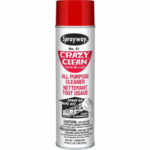 Sprayway Crazy Clean All-Purpose Cleaner - Ready-To-Use - 19 fl oz (0.6 quart) - Deodorize, Non-abrasive - White Product Image 
