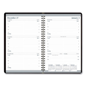 AbilityOne - Weekly Planner Book, Dated 2026, 5" x 8", Black - (7530-01-693-5592) (7530016935592) Product Image 