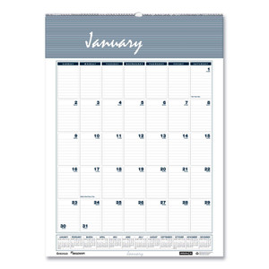 AbilityOne - Wall Calendar, Dated 2026, Wire Bound w/Hanger, 12" x 17" - (7510-01-693-5101) (7510016935101) Product Image 