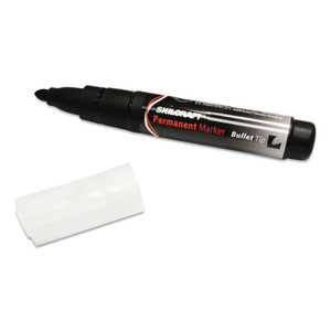 AbilityOne - Permanent Marker, Tube Type, Bullet Tip, Black - (7520-01-424-4883) (7520014244883) Product Image 
