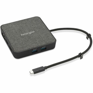 Kensington MD120U4 USB4 Portable Docking Station - for Monitor, Notebook - USB4 - 2 Displays Supported - 4K, 8K - 3840 x 2160, 7680 x 4320 Product Image 