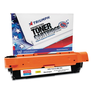 AbilityOne - Toner Cartridge, Remanufactured, HP 653A Series, Yellow Ink - (7510-01-688-7925) (7510016887925) Product Image 