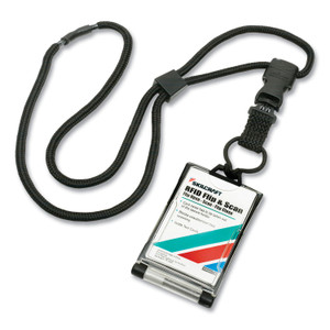 AbilityOne - Lanyard, Cord Style, Closed Face, RFID Dual Card Holder  - (8455-01-692-6543) (8455016926543) Product Image 
