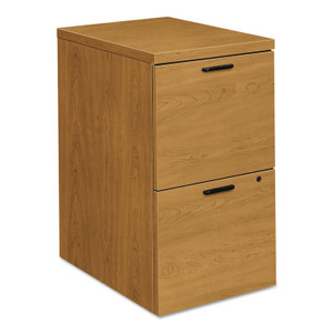 HON 10500 Series Mobile Pedestal File, Left or Right, 2 Legal/Letter-Size File Drawers, Harvest, 15.75" x 22.75" x 28" (HON105104CC) View Product Image