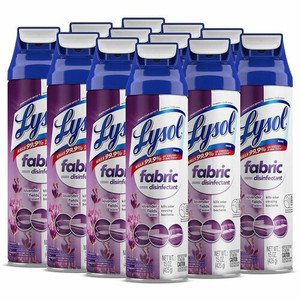 Lysol Fabric Disinfectant Spray - 15 fl oz (0.5 quart) - Lavender Fields Scent - Soft, Deodorize - Clear Product Image 