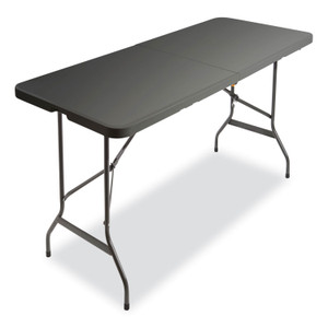 AbilityOne - Table, Folding, Bi-fold, Charcoal, 30" x 72" - (7110-01-702-5670) (7110017025670) Product Image 