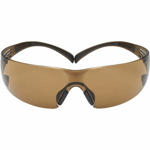 3M SecureFit Protective Eyewear - Recommended for: Eye, Indoor/Outdoor - Fog, UVA, UVB, UVC Protection - Polycarbonate - Black - Anti-fog, Comfortable, Soft, Nose Bridge, Impact Resistant, Adjustable Temple Product Image 