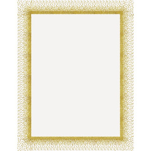 Geographics Confetti Gold Design Poster Board - Fun and Learning, Project, Sign, Display, Art - 28" Height x 22" Width - Yellow Product Image 