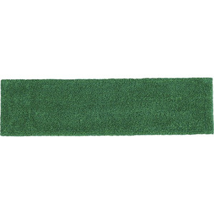 Rubbermaid Commercial Adaptable Flat Mop Microfiber Pad - 19.5" Length x 5.5" Depth - MicroFiber - Green - (RCP2132431) Product Image 