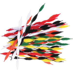 Creativity Street Chenille Stems - Art, Craft Project, Classroom Activities - Recommended For 4 Year - 4.50" Height x 12" Length - Assorted Product Image 