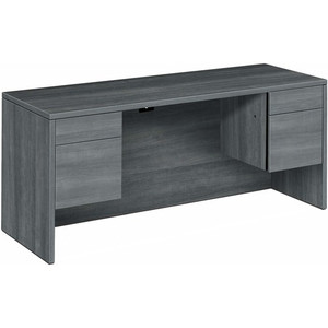 HON 10500 H10565 Credenza - 29.5" Height x 60" Width x 24" Depth - 4 x Box, File Drawer(s) - Finish: Sterling Ash Product Image 