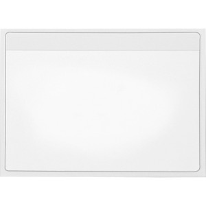 Cardinal HOLD IT Self-Adhesive Polypropylene Pockets - 4.5" Height x 6.3" Width x 100 mil Thickness - 1 x Card Capacity - For 6" x 4" Sheet - Ring Binder - Rectangular Product Image 