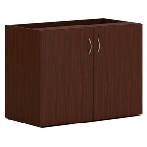 HON Mod HLPLSC3620 Storage Cabinet - 29" Height x 36" Width x 20" Depth - 2 Door(s) - Finish: Traditional Mahogany Product Image 