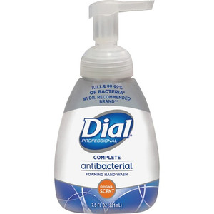 Dial Complete Foaming Hand Wash - 7.50 fl oz - Pump Bottle Dispenser - Kill Germs - Hand - Amber - (DIA02936) Product Image 