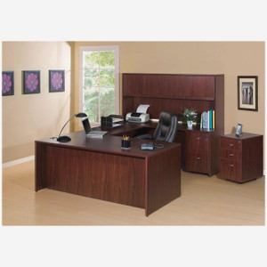 Lorell Essentials Left Rectangular Credenza (LLR69910) Product Image 
