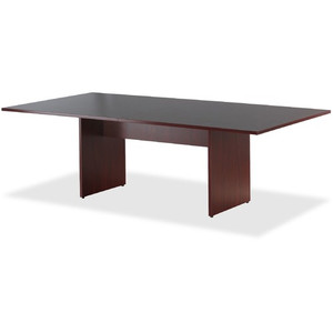 Lorell Essentials Rectangular Conference Tabletop - Rectangle Top - 48" Table Top Width x 96" Table Top Depth x 1.25" Table Top Thickness - 1" Height x 94.50" Width x 47.25" Depth - Conferencing - Assembly Required Product Image 