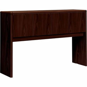 HON 10700 H10732 Hutch - 37.1" Height x 62.6" Width x 14.6" Depth - Waterfall Edge - Finish: Mahogany Product Image 
