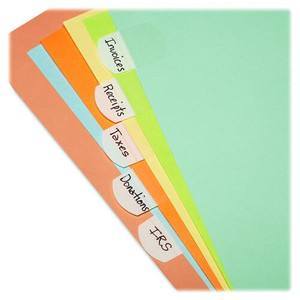 LEE Removable Hefty Index Tabs - Write-on Tab(s) - (LEE13105) Product Image 