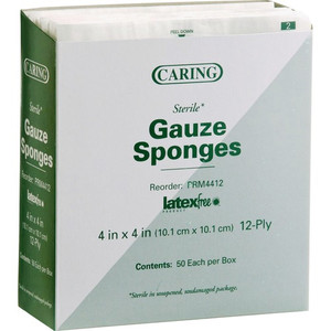 Medline Sterile Gauze Sponges (MIIPRM4412CT) Product Image 